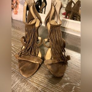 Ann Taylor size 8.5 fringe heels.